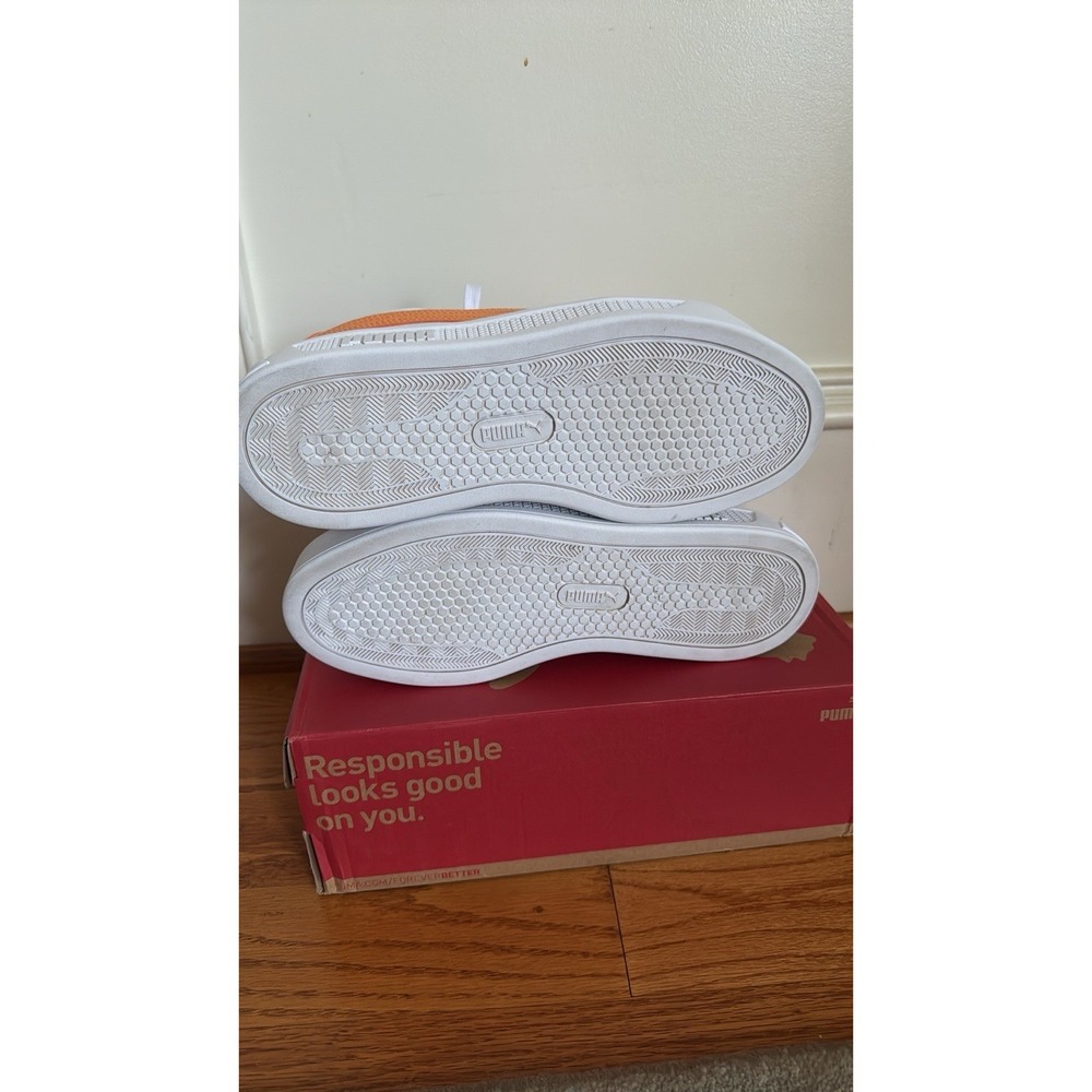 NEW Puma Smash Platform Pink White Sneakers Women's Fashion Shoes Size 10 - Picture 5 of 10